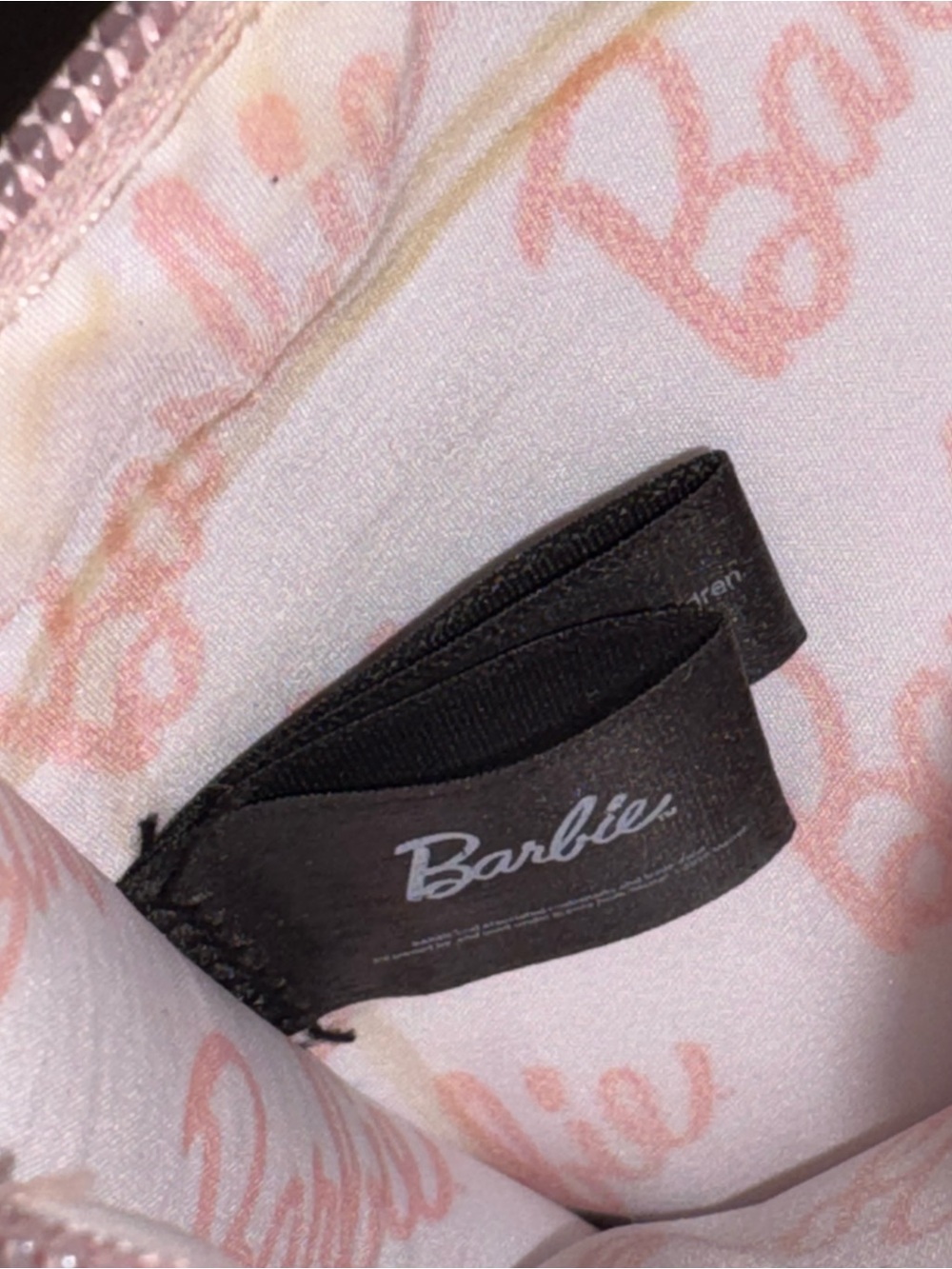 Loungefly Barbie Pink Logo Zip Pouch Cosmetic Bag Wallet Y2K Coquette Barbiecore - Picture 9 of 10